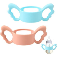 Packen Sie Babyflaschengriffe, Babyflaschengriffe, Silikon-Babyflaschengriffe und Weithals-Babyflaschengriffe ein