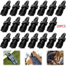 Tarp Clips, Adjustable Tarp Clips, Locking Clip, Tarp Holder, Tension Clips, for Camping, Tent, Awnings, Outdoor