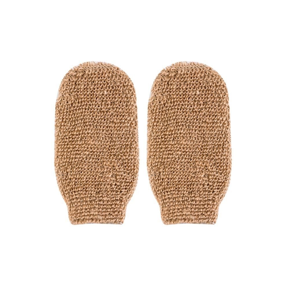 Aihontai Bath Gloves - High Quality - Beige - Exfoliating - Reusable - For Bathroom
