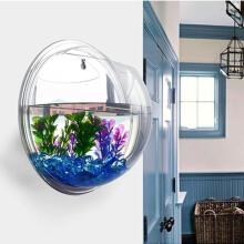 23cm Clear Acrylic Wall Hanging Aquarium