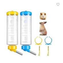 Kaninchenflasche, Meerschweinchenflasche, Zwergkaninchenflasche für Käfig, Nagetierflasche, Kaninchentrinker, Kaninchenwasserspender, 250 ml