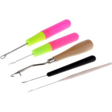 Hair Hooks - HOMYL - 5pcs - Wooden Latch Hook - Plastic Hooks - Dread Maintenance
