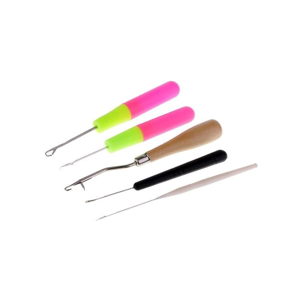 Hair Hooks - Homyl - 5Pcs - Wooden Latch Hook - Plastic Hooks - Dread Maintenance 8581600315982