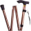 Walking Stick - Unisex - Foldable - Lightweight - Adjustable - Red 3