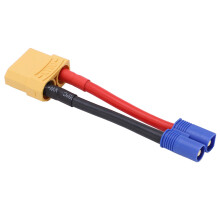 XT90 Female to EC3 Male Connector 12AWG for RC Car & Aircraft Models
