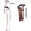 Walking Stick - Unisex - Foldable - Lightweight - Adjustable - Red 5