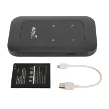 Roteador de internet portátil, modem de bolso LTE de alta velocidade de 300 Mbps com slot para micro SIM, portátil com bateria de longa duração