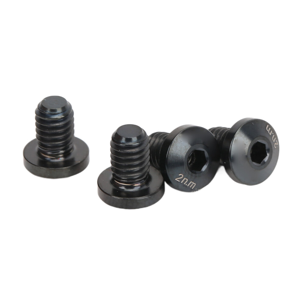 4Pcs Titanium Alloy Road Bike Brake Screws Black Rt060 Durable Rustproof 4661375737951