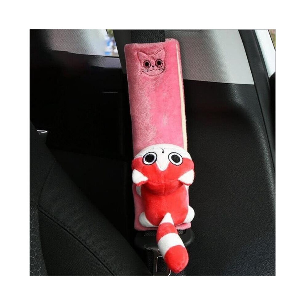 Car Seat Belt Cover With Soft Breathable Cushion, Universal Shoulder Pad Protector For Comfort 9347817633429