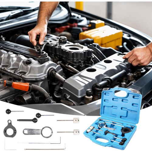 Timing Tool Kit for Petrol Engine Camshaft Alignment, Accurate Calibration, MultiVehicle Use 1
