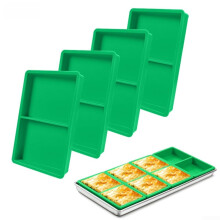 Freeze Dryer Accessories Silicone Tray Dividers for Harvest Right Medium Small Trays 4pcs Green