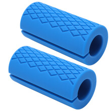 Dicke Silikon-Barren-Griffe für 25-30 mm Griffe, Blau, 10 cm