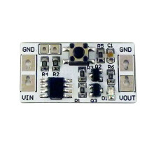 SL92B02 Módulo de Interruptor Autoblocante Biestable de CC 3-20 V, 5 A, Controlador LED, Relé, Placa Electrónica Táctil, 1 Unidad