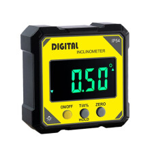 Digitaler Winkelmesser IP54 360 -Messgerät Digitaler Neigungsmesser Elektronischer Winkelmesser mit Magnetfuß