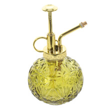 Vintage Glass Plant Mister with Pump for Succulents, Flowers, Vegetables Retro Green Decor