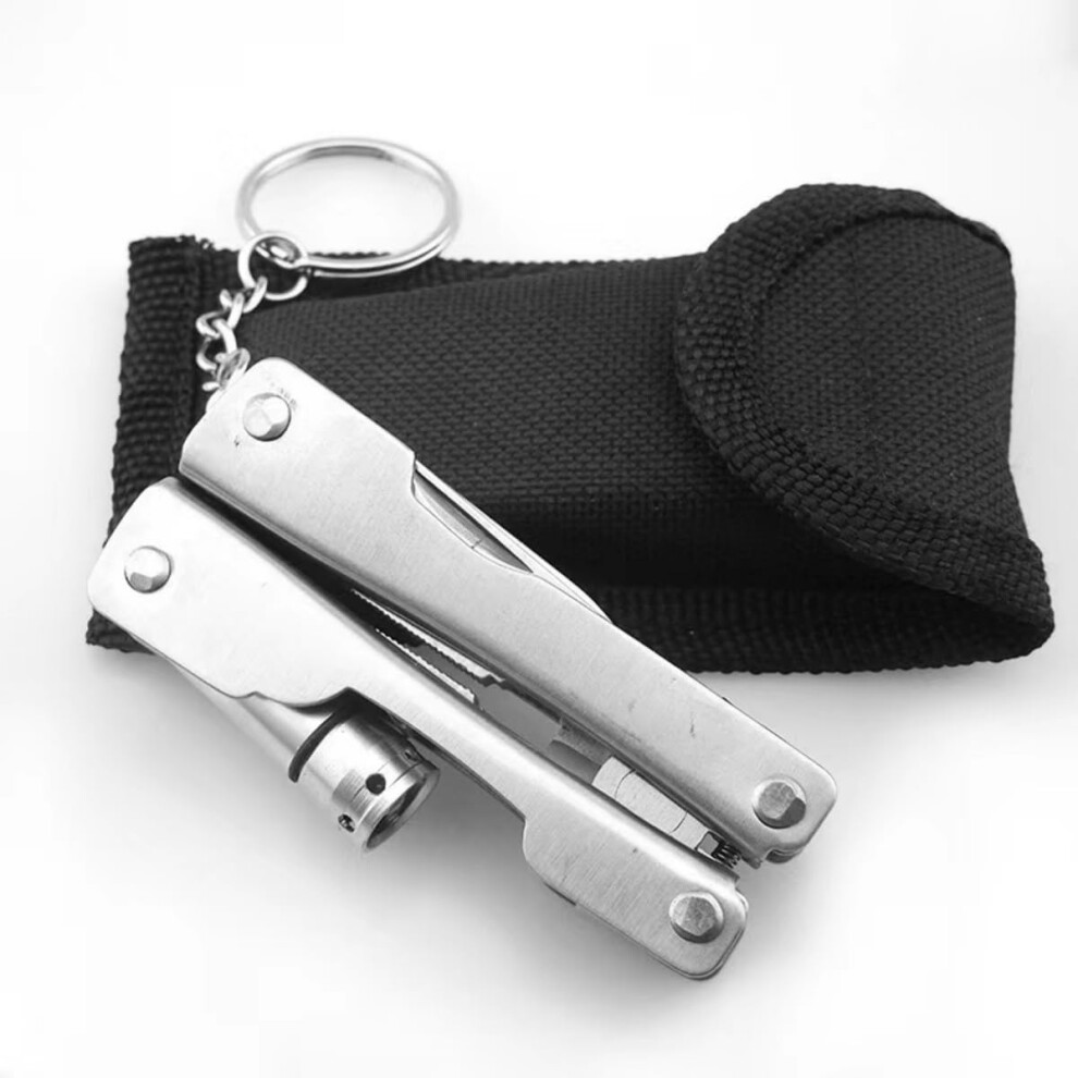 Folding Edc Stainless Steel Multitool Compact Camping Survival Tool Pocket Cutter Edc Gear For Outdoor Hiking 9347817633696