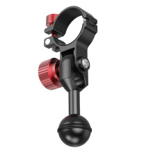 Soporte para Linterna de Buceo para Fotografía Subacuática, Diámetro de 30-32 mm, Clip Ajustable para Linterna, Cabezal Esférico de 1 Pulgada.