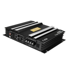 C-236 3800 W Auto-VerstäRker, 2 KanäLe, Schwarze Aluminiumlegierung, Leistungsstarker Auto-Stereo-Audio-LeistungsverstäRker für Auto-Subwoofer