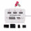 7 in 1 Portable Multi Function 3 Port USB HUB 2.0 Splitter Combo Card Reader Support TF  M2 SDHC Card Read Write 7