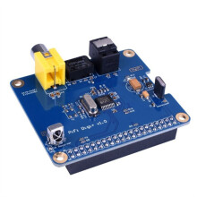 HIFI DiGi+ Digitale Geluidskaart I2S SPDIF Glasvezel RCA voor Raspberry Pi 3/2 B+