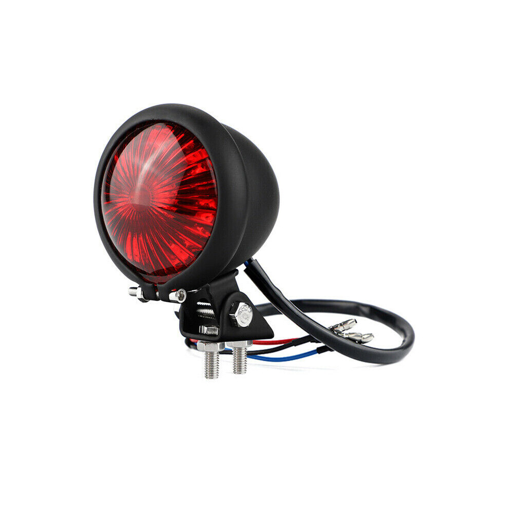 Motorcycle Led Rear Tail Brake Stop Lamp Moto Led Tail For Bobber Chopper Cafe Light/Black 6033377019010