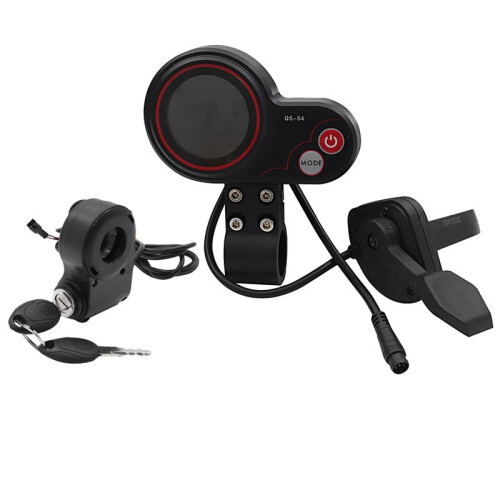 QS-S4 36V-60V Thumb Throttle LCD Display Kit+Ignit