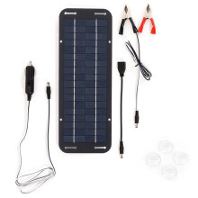 12V 30W Tragbares Solarpanel für Auto, Boot, Solarpanel, BatterieladegeräT, WartungsgeräT für Auto, Motorrad, Traktor, Boot, Wohnmobil