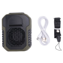 6000MAh Ventilateur de Taille Suspendu Portable Ventilateur éLectrique Portable Charge USB Ventilateur à Haute Puissance éOlienne pour le Travail