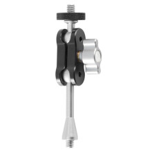 Super Clamp mit Multifunktionalem Magic Arm Doppelkugelkopf Super Clamp Mount 1/4 Gewindeadapter für DSLR-Kameras, TM-3