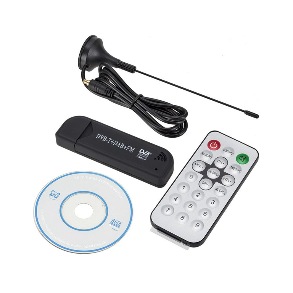 High Quality Usb2.0 Digital Dvb-T Sdr+Dab+Fm Tv Tuner Receiver Sdr Tv Stick Rtl2832u+ Fc0012 6033071321617