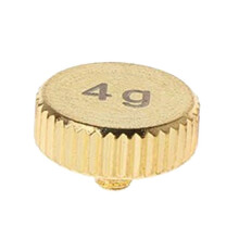 Headshell 4G Shell Gewicht Draaitafel Metaal Elektrisch Instrument Onderdelen voor SL1200 SL1210 MK2 3 5 M5G Stylus DJ,Goud