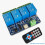 Infrared Wireless Remote Control  Self-Locking Tap Interlock Multi-Function Convenient 4-Way Relay Module 7