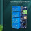 Infrared Wireless Remote Control  Self-Locking Tap Interlock Multi-Function Convenient 4-Way Relay Module 4