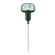 Probador Digital de Suelo, Medidor de Temperatura de Humedad del Aire y Luz Solar, Pantalla LCD, HigróMetro con RetroiluminacióN para Plantar Flores