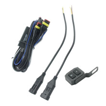Motorcycles LED Fog Light Wiring Harness Relay Wire for Motorbike Motorcycle Fog Led Light with Flash Controller