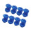 8pcs Durable Plastic Trampoline Pole Caps Replacement for Secure Safety Net and WearResistant Use 1