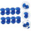8pcs Durable Plastic Trampoline Pole Caps Replacement for Secure Safety Net and WearResistant Use 2