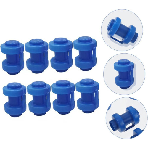 8pcs Durable Plastic Trampoline Pole Caps Replacement for Secure Safety Net and WearResistant Use 1