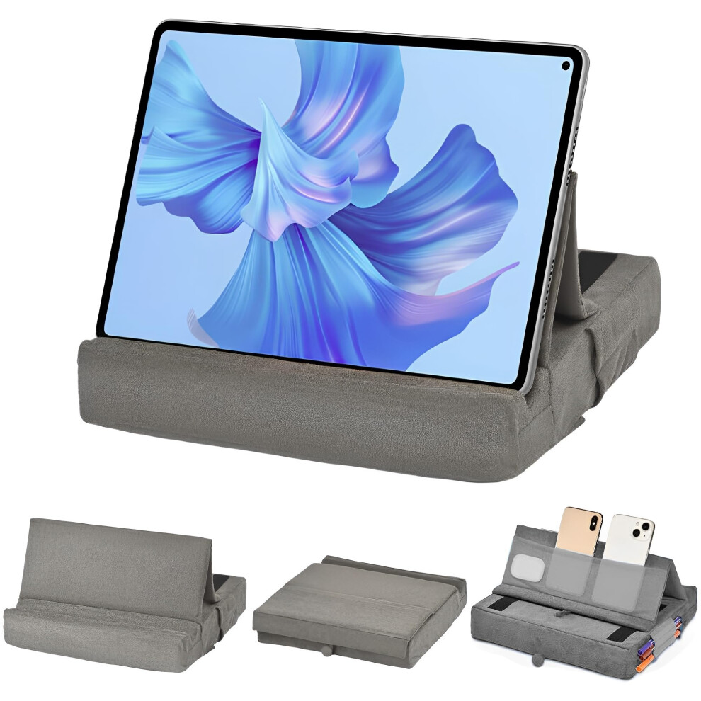 Tablet Reading Pillow - Foldable Triangle Support Stand For Bed, Portable Multi-Functional Holder For Tablets And Phones 9382693270931