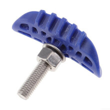 Motorcycle Rim Lock for .60 .85 2.15 Rims, Dirt Bike Tire Lock with Secure Fit and Valve Protection, Blue