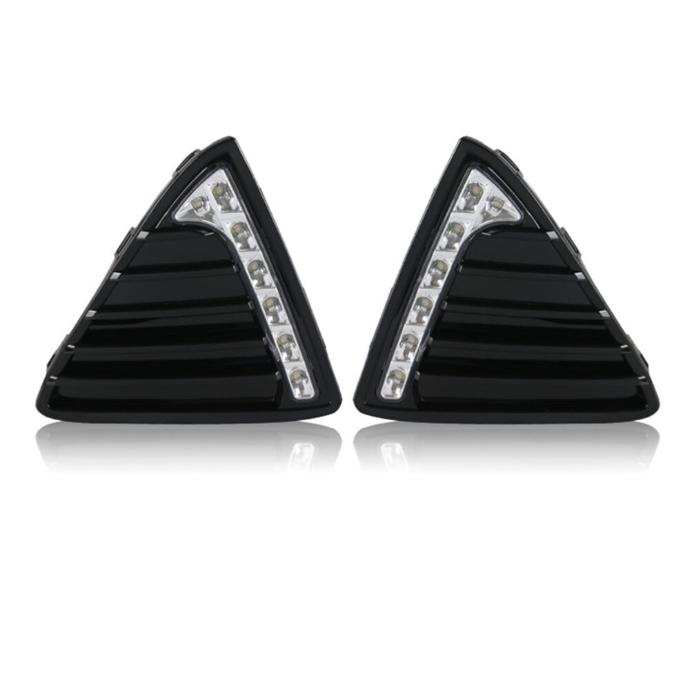 Drl Daytime Running Lights For Ford Focus 3 Mk3 2012 2013 2014 Led Daylight Fog Lamp 9347817517705
