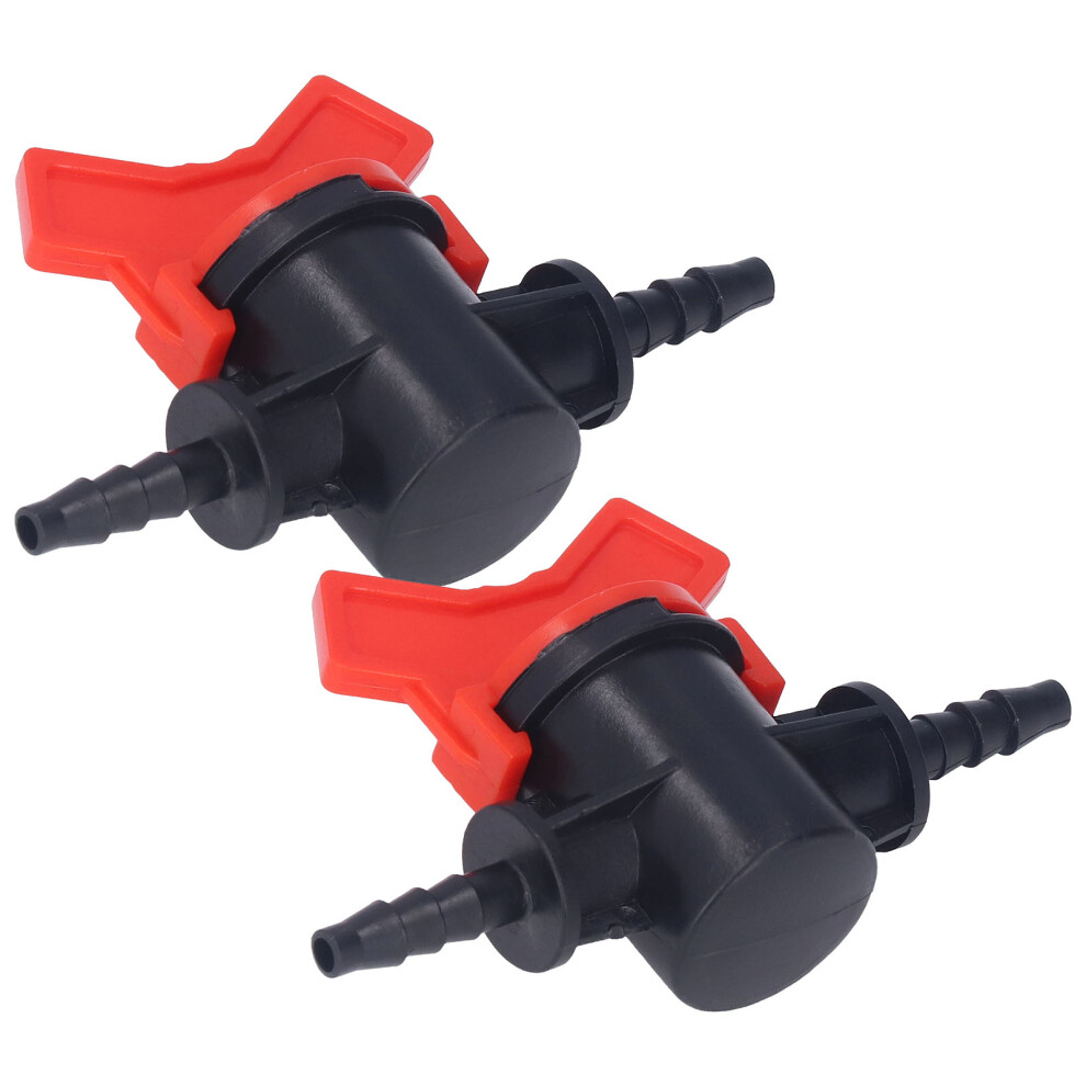 2Pcs Abs Plastic Liquid Control Valves 4Mm Od Flow Regulator Set 4951375742018