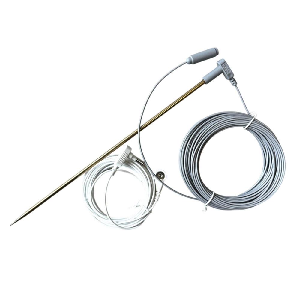 Grounding Rod Kit With 40Ft Grounding Wire, Brass Pin For Mats And Devices, Easy Outdoor Setup 9347817517842