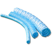 Perforated Flexible Drainage Pipe 10cm x 49.2ft with Non Woven Fabric for Outdoor Underground Use