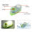 Life-Saving Vest Flash Emergency Underwater Activated Led  Light Emergency Water Survival 5 Pcs 6