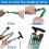Walking Stick Folding Cane Adjustable 3337 Inches Collapsible Mobility Aid Ergonomic Durable Assorted Colours 4