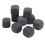 Basalt Whiskey Stones Set with Storage Bag, Reusable Chilling Rocks, 9pcs 7