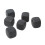 Basalt Whiskey Stones Set with Storage Bag, Reusable Chilling Rocks, 9pcs 3