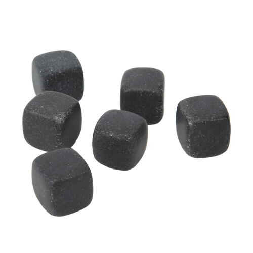 Basalt Whiskey Stones Set with Storage Bag, Reusable Chilling Rocks, 9pcs 2