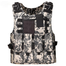 Airsoft Vest Molle Plate Carrier Adjustable Breathable Paintball Vest For Outdoor Training Hunting Fishing